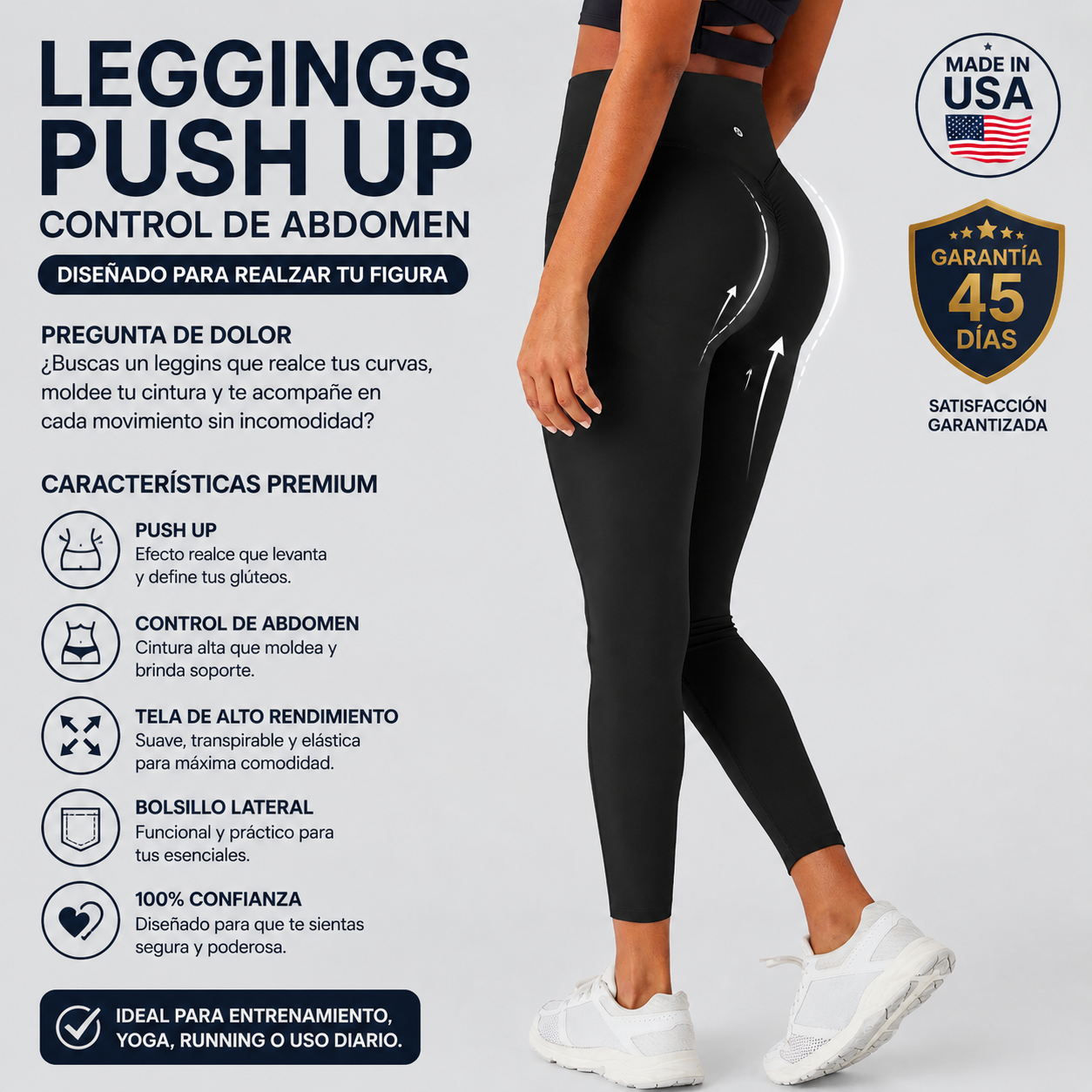 LEGGINS PUSH UP - Paga 1, Llévate 2 🎁