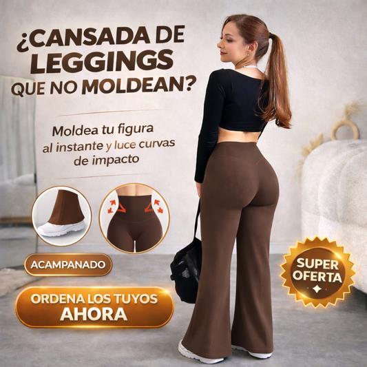 Leggins Acampanado  — Moldea Tu Figura y Alarga Piernas - Paga 1, Llévate 2 🎁